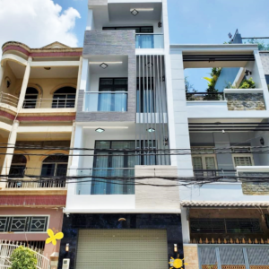 MẶT TIỀN KHU TÊN LỬA - NGAY AEON BÌNH TÂN, 80M2 - NHÀ ĐẸP 5 TẦNG - GIÁ CHỈ 10.X TỶ TL Nhà mặt tiền Đường số 26 khu Tên Lửa Bình Trị Đông B, Bình Tân - Thông số: 80m2, 5 tầng, 4m x 20m vuông vức - Kết cấu nhà mới đẹp 5 tầng, sân thượng. Gồm 4PN khép kín, ban công giếng trời thoáng mát. - Vị trí: Đường 26 kết nối đường số 1 ra Tên Lửa, gần đối diện TTTM Aeon Bình Tân ra Bến Xe miền tây 5 phút , khu dân trí toàn nhà cao tầng kinh doanh tốt. - Sổ hồng chính chủ, Hoàn công đầy đủ, pháp lý chuẩn, mua bán nhanh + Giá chính chủ 10.95 tỷ, thương lượng với người mua thiện chí Mua bán nhà chính chủ Bình Tân. Liên hệ ngay để được hỗ trợ tư vấn, xem nhà 24/24 miễn phí. Cam kết đàm phán giao dịch chính chủ, hỗ trợ giá tốt nhất (Miễn trung gian) @STBT-197 - NHADATST - NHÀ THẬT GIÁ THẬT - TÌM VỚI ST, MUA NHÀ THẬT DỄ